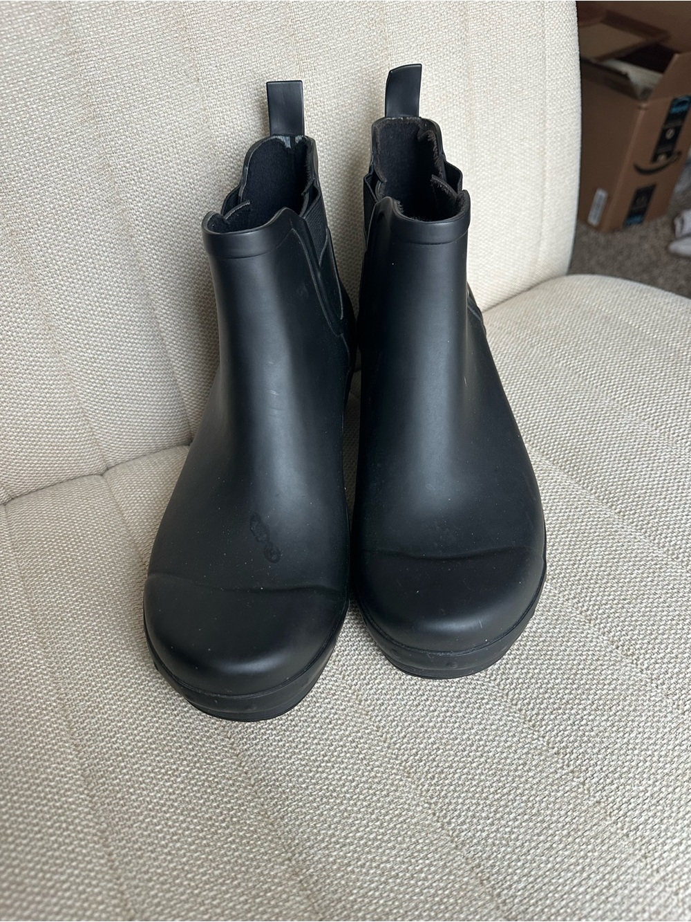 Dansko Rosa Chelsea Rain Boot Black - Picture 3 of 8